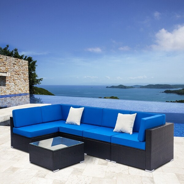 7 piece outdoor sectional sofa