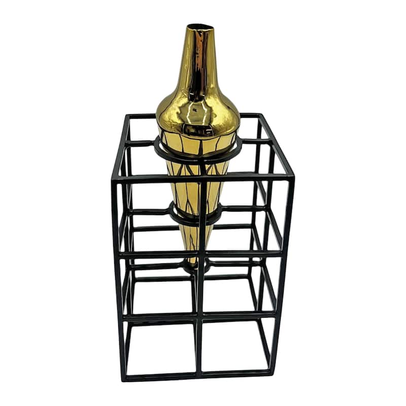 Amphora Cage Vase for Flowers