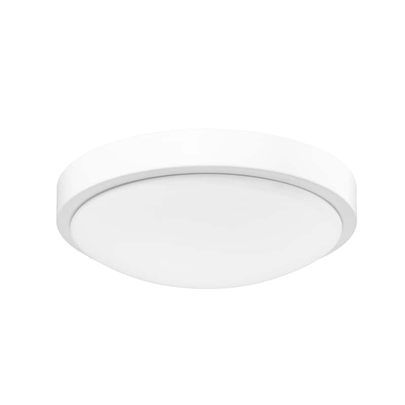 Gabi 10" Wide LED Flush Mount with Opal Glass - Matte White