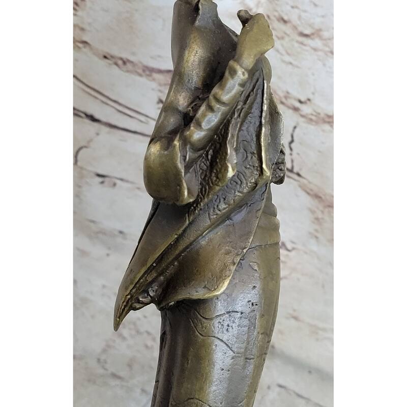 Original Signed Kassin Maiden Bronze Lady Sculpture Statue Figure Figurine Art