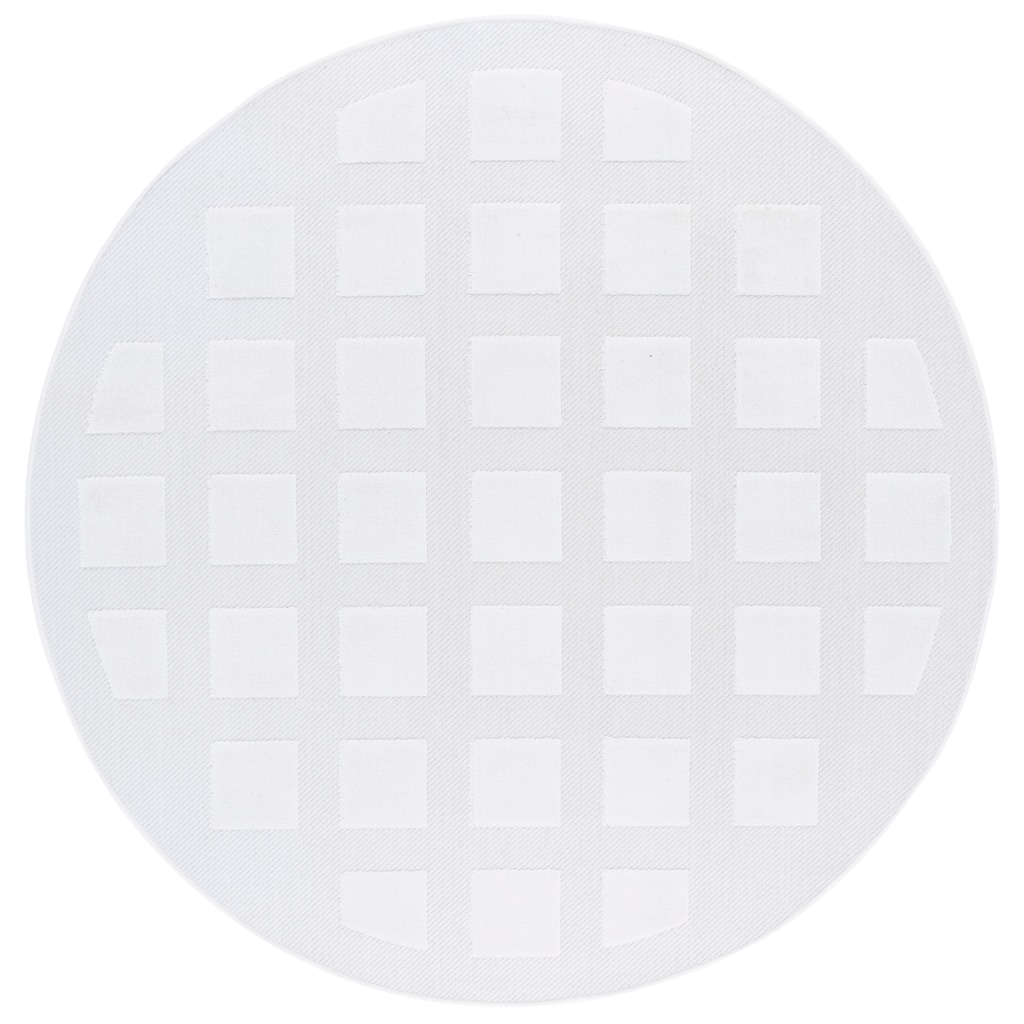 SAFAVIEH Stella Marjolijn Transitional Indoor/Outdoor Washable Backyard Patio Rug - 6'7" Round