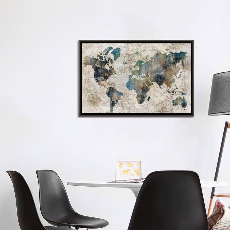 iCanvas "Celestial Map " by Isabelle Z Framed