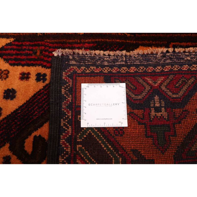 ECARPETGALLERY Hand-knotted Teimani Light Orange Wool Rug - 3'10 x 6'7