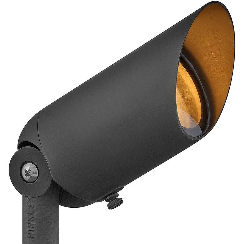 Hinkley Lighting 1536-LMA27K Single Hardy Island 6" Wide 12V LED - Brass Satin Black