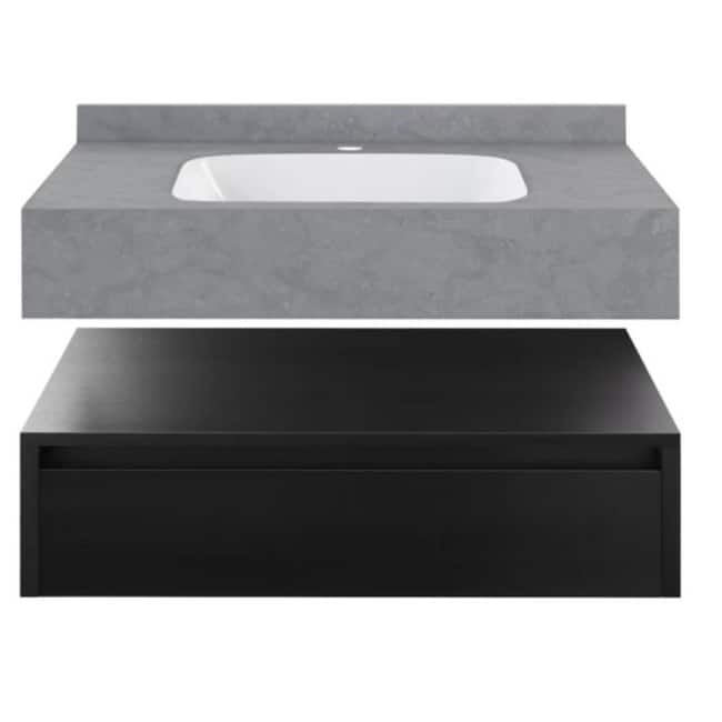 Swiss Madison SM-BV4906 Avancer 36" Wall Mounted Single Basin Vanity