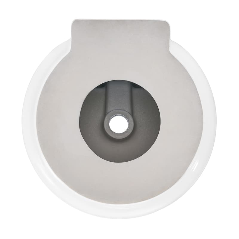 Trocadero 18" Round Wall-Mount Bathroom Sink - 18" x 18" 15.2"
