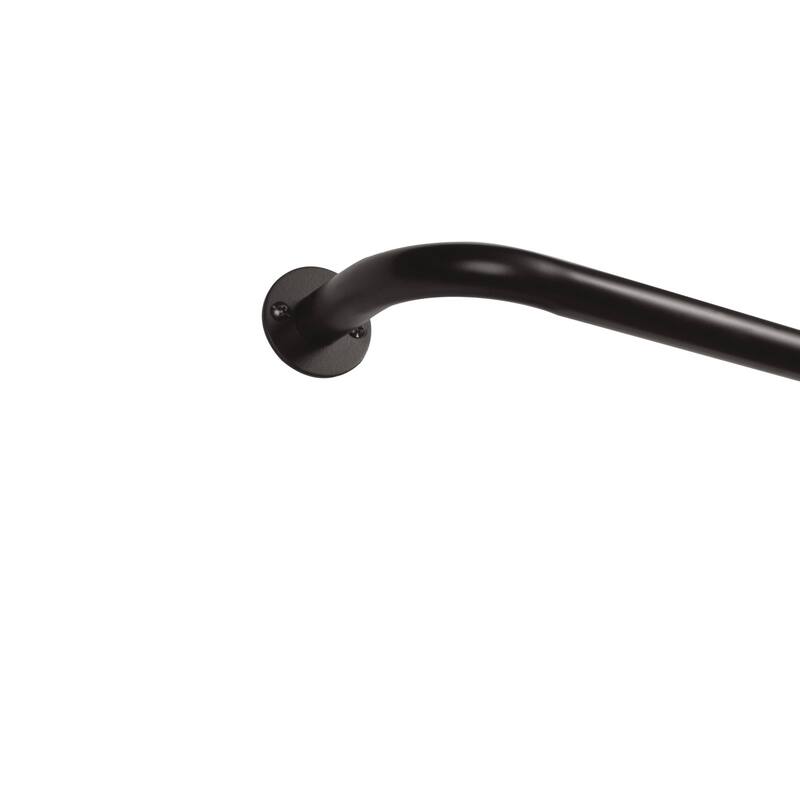 ATI Home Holden Wrap Around 1" Curtain Rod - 52-72 - Matte Bronze