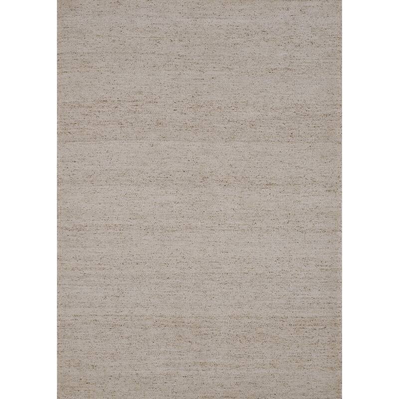 Flat-weave Maddox Neutral Viscose Rug