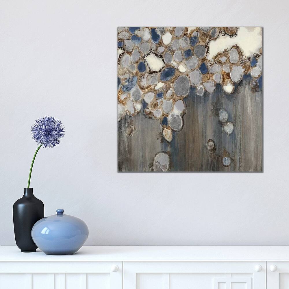 iCanvas "Indigo Oyster Shells" by Liz Jardine Canvas Print