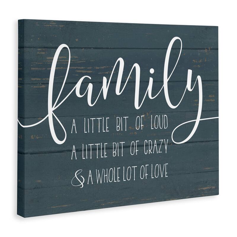 Stupell Family Loud Crazy Love Wall Art