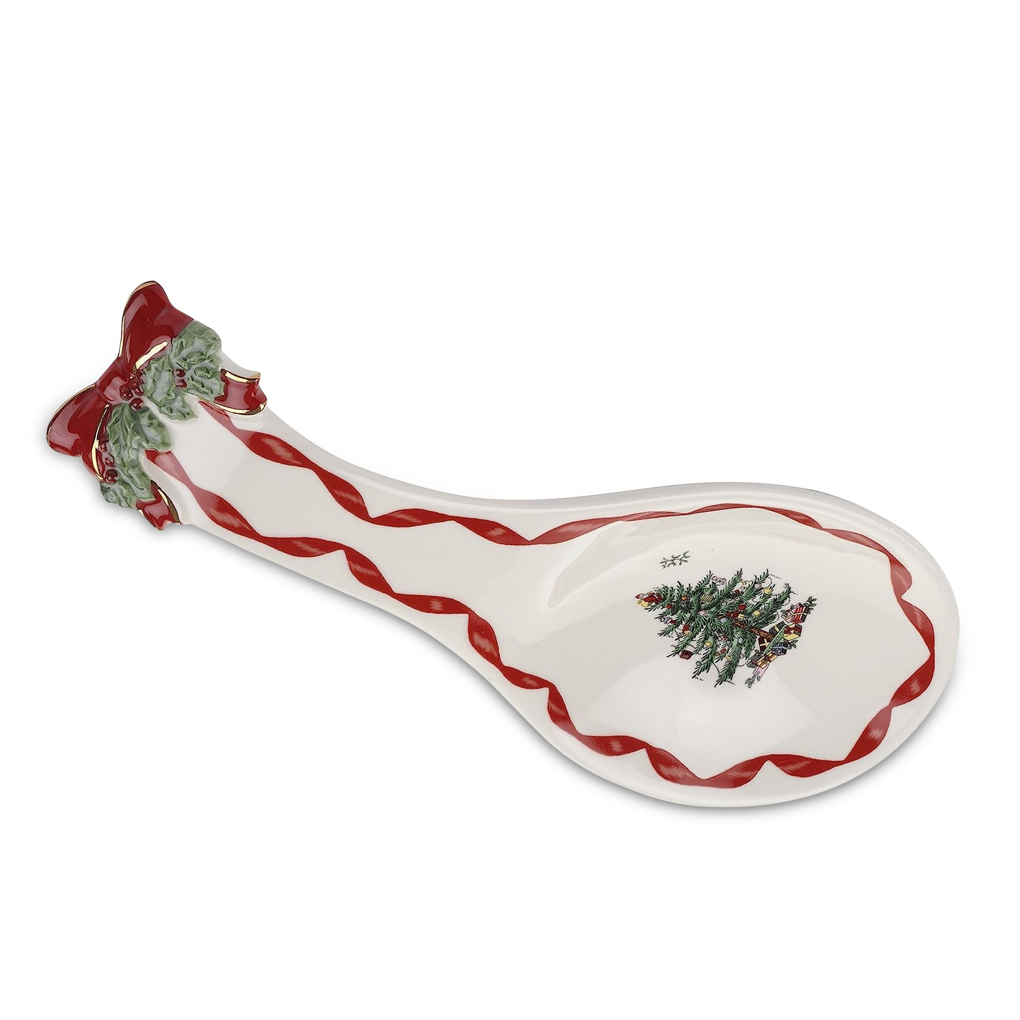 Boston International Christmas Kitchen Spoon Rest Ceramic