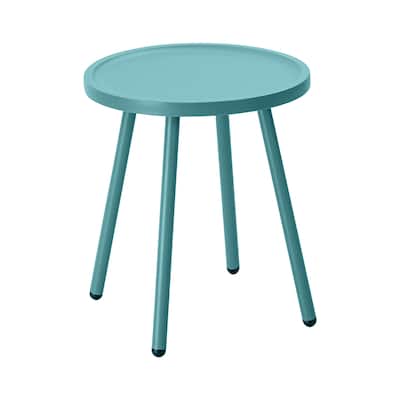 Werph Patio Table Living Room Side Table, Round Accent Table Small Side Table Nightstand