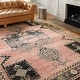 preview thumbnail 3 of 8, Alexander Home Luxe Rose Antiqued Distressed Area Rug