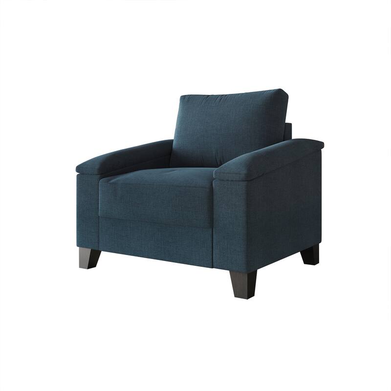 CraftPorch Simple Style Linen Upholstered Arm Chair