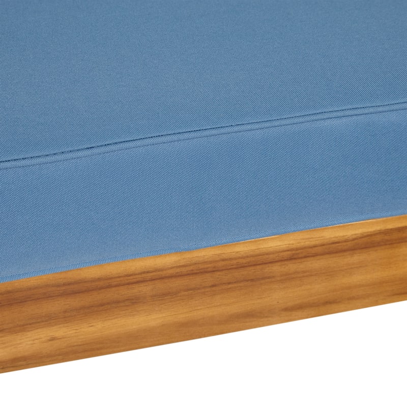 Oana Outdoor 6-seat Acacia Sectional Sofa / Club Chair Set by Christopher Knight Home