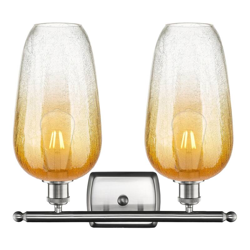 Innovations Lighting Endless Possibilities Ballston - Brookhaven Flute - 2 Light 17" Bath Vanity Light