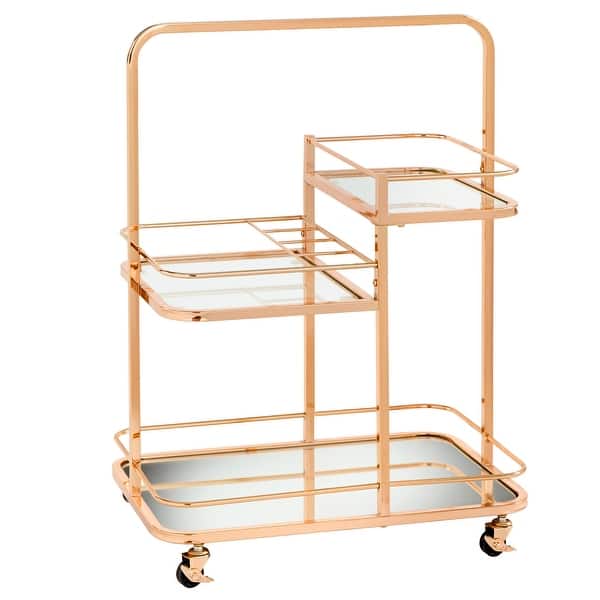 rose gold iron rack 3 tiers