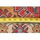 preview thumbnail 10 of 10, Stunning Geometric Red Super Kazak Oriental Area Rug Wool Hand-Knotted - 1'11" x 3'3"