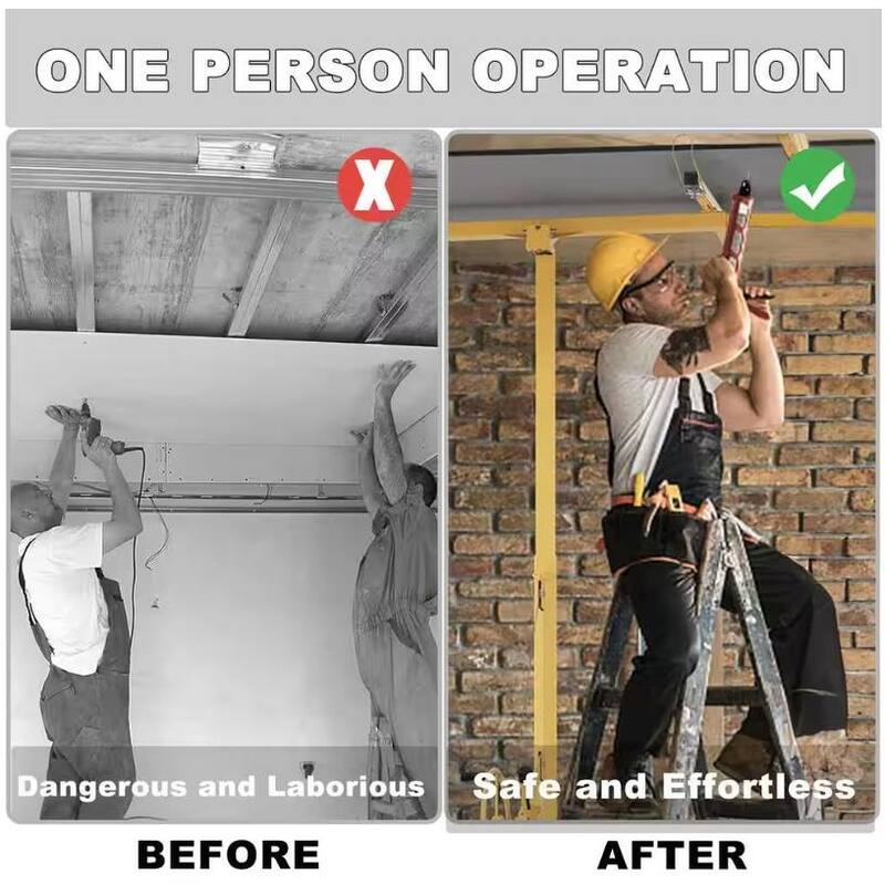 53'' Drywall Panel Hoist Jack Lifter Drywall Lift Panel Lift