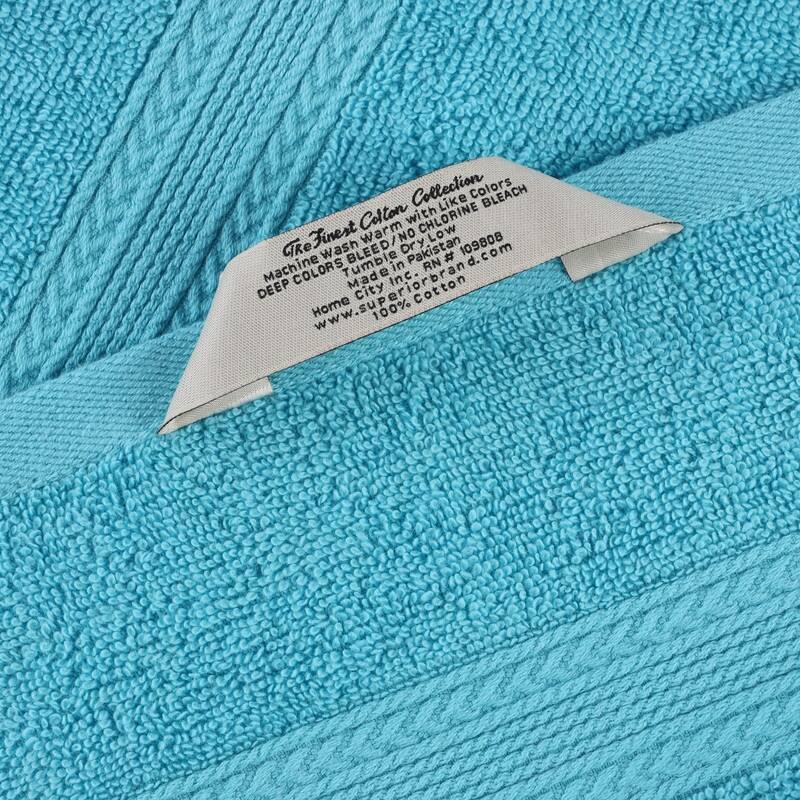Superior Eco-Friendly Cotton 8-Piece Towel Set