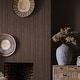 preview thumbnail 2 of 2, Fibre Stripe Chocolate Wallpaper