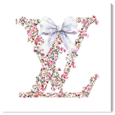 Makes Me Believe Bow Canvas by Art Remedy, Gallery Wrapped