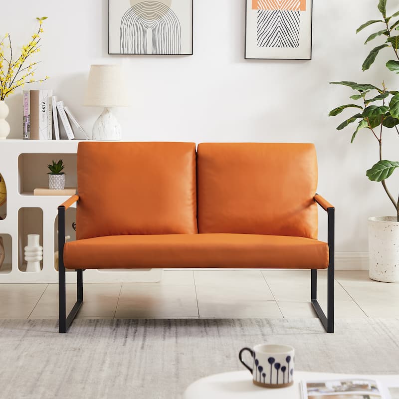 Accent Arm Chair with Extra Thick Padded Backrest and Seat Cushion Sofa Chairs