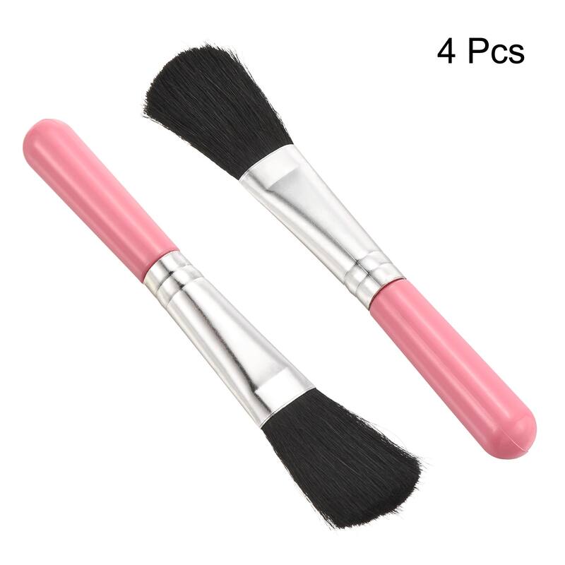 Succulent Cleaning Brush 4Pack 125mm Black Plant Brush for Garden Pink
