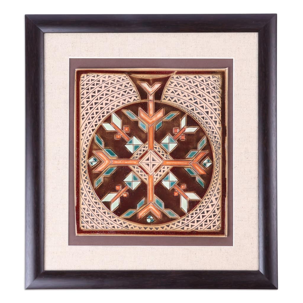 Novica Handmade New Beginnings Ceramic And Wood Wall Art