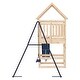 preview thumbnail 6 of 15, vidaXL Swing Set Outdoor Backyard Wooden Playground Equipment for Kids Age 3-8