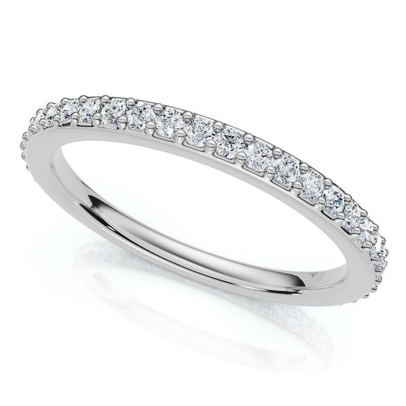 Bliss Diamond 3/8Ct Diamond Eternity Ring Gold or Platinum Lab Grown