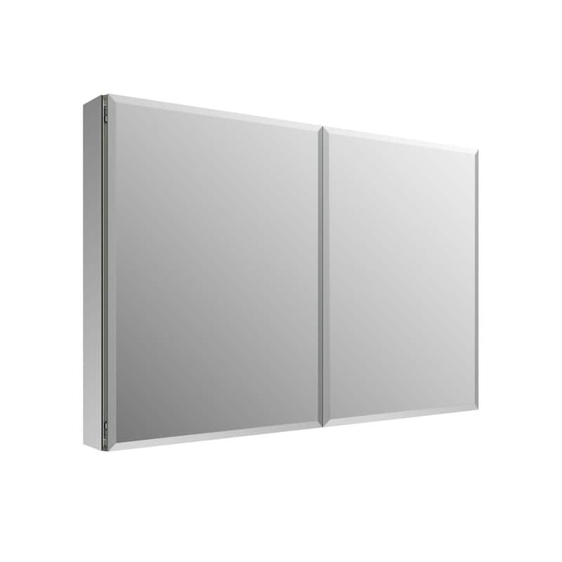 Fresca FMC8010-BE Senza 40" x 26" Frameless Double Door Medicine