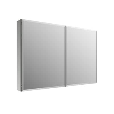 Fresca FMC8010-BE Senza 40" x 26" Frameless Double Door Medicine