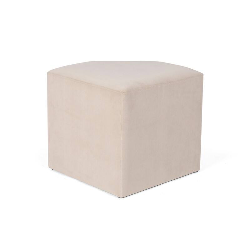 Adeco Cat Dog Condo Ottoman Square Foot Stool with Cave Inner Pad Small