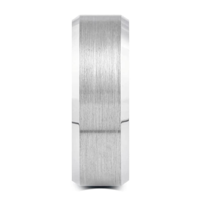 Manly Bands THE SAVANT Tungsten 8mm Satin Band