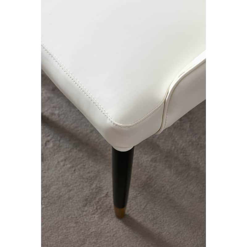 Modern Leather Dining Chair Set of 2