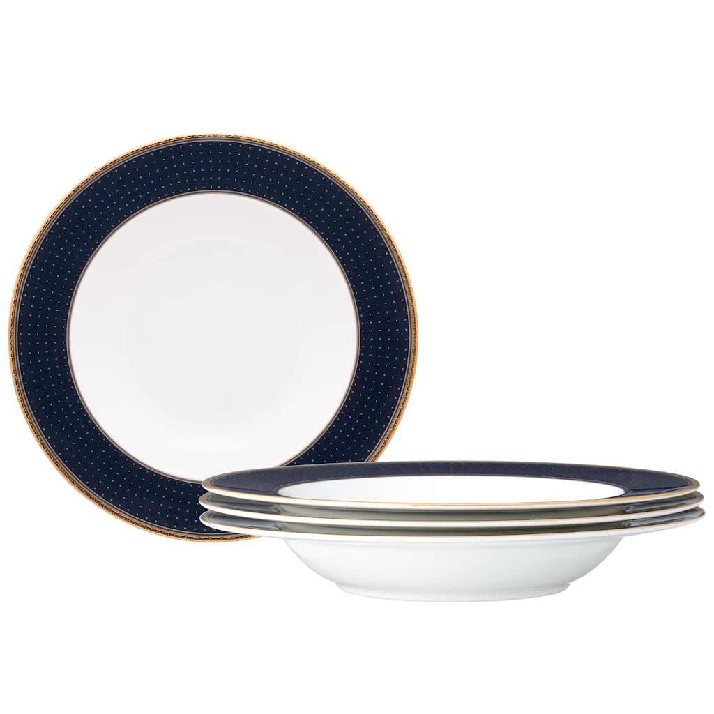 Noritake Blueshire Set of 4 Soup Bowls, 8-1/4", 12 oz.