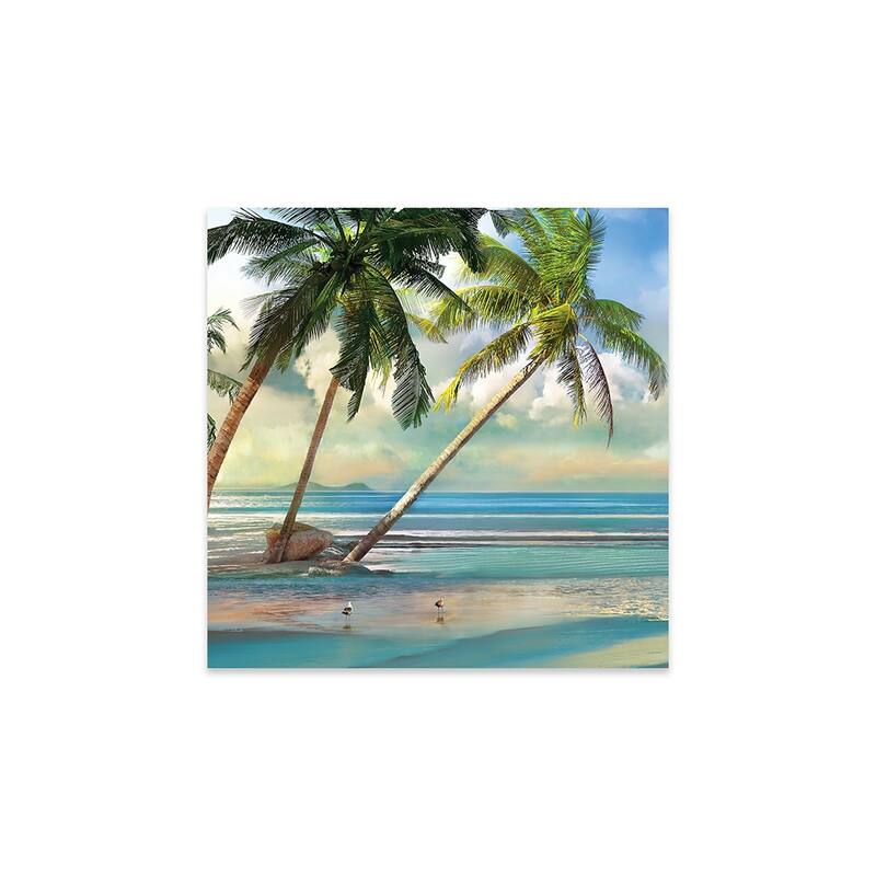 A Found Paradise III Print On Acrylic Glass by Mike Calascibetta - 24x24x0.25
