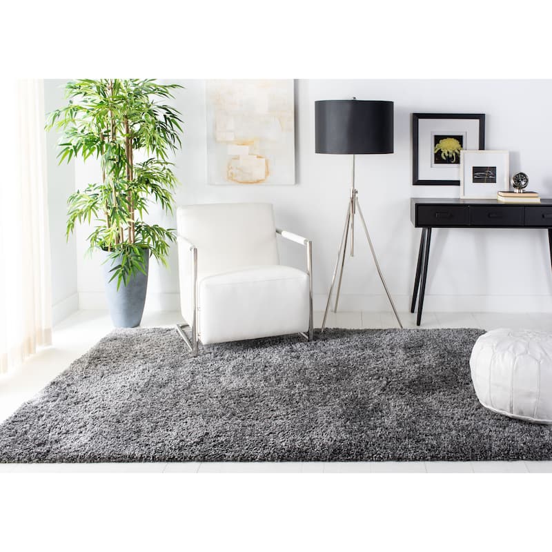 SAFAVIEH Fontana Shag Kimberlie Solid 2-inch Thick Rug