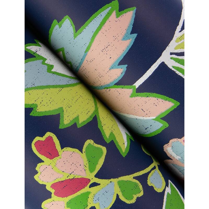 A-Street Prints Valdivian Fuchsia Floral Wallpaper