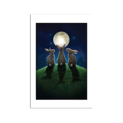 Moon Shadows Fine Art Paper Print by Lisa Parker - Multi