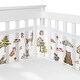 preview thumbnail 3 of 4, Sweet Jojo Designs 6p Crib Bedding + BreathableBaby Breathable Mesh Liner Woodland Forest Animals Boy Girl Gender Neutral Bear