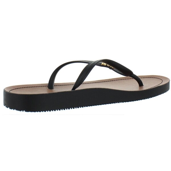 donna karan flip flops