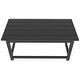 preview thumbnail 57 of 55, POLYTRENDS Laguna All Weather Poly Outdoor Coffee Table - Rectangle