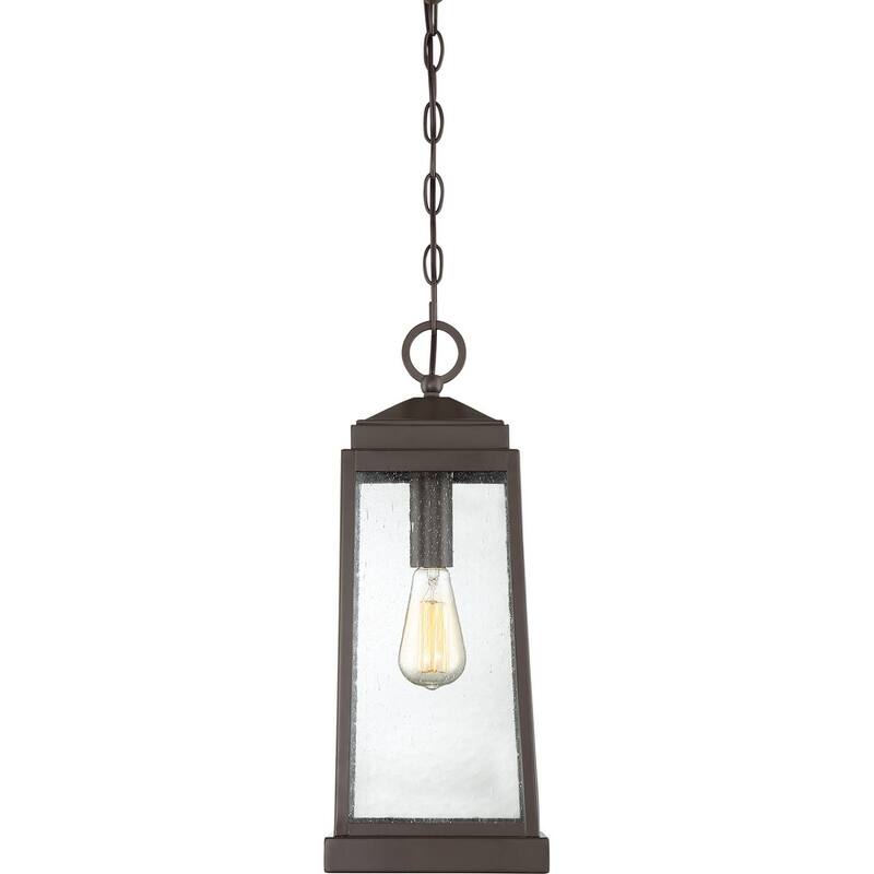 Ravenel 1-Light Outdoor Hanging Lantern in Western Bronze