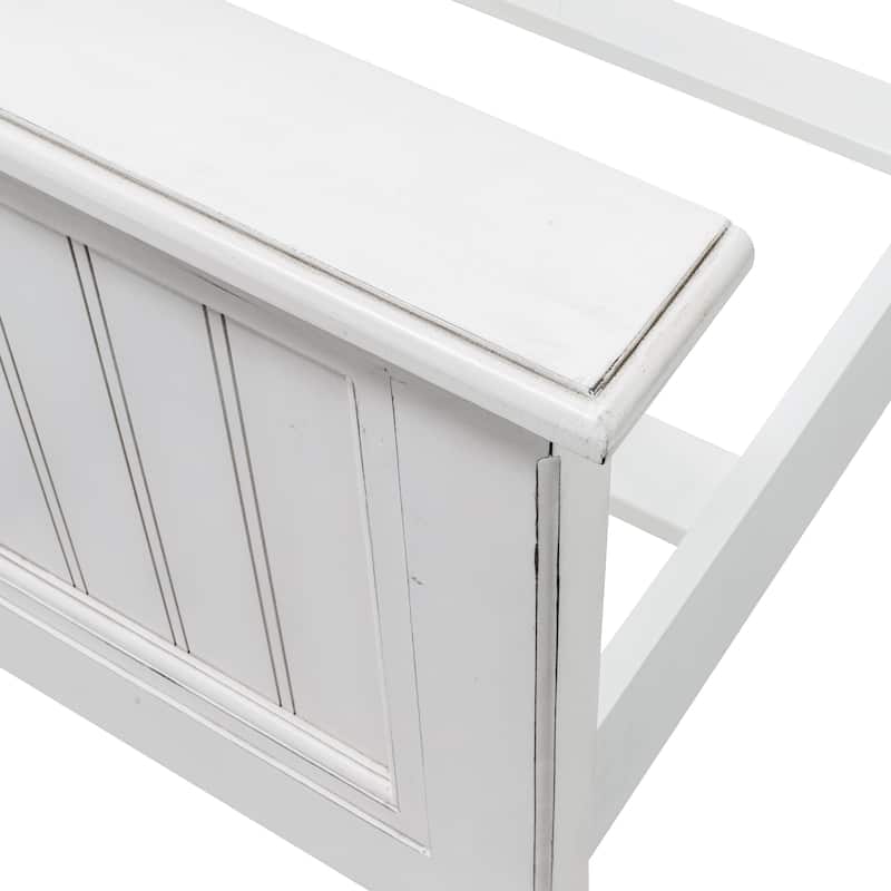 Monaco Solidwood Bed White