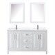 preview thumbnail 67 of 71, Daria 60 Inch Double Vanity, Cultured Marble Top, Medicine Cabinets