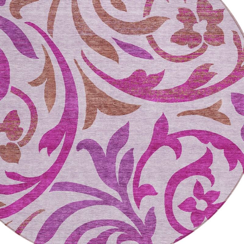 HomeRoots Floral Transitional Rectangle Outdoor Rug