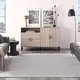 preview thumbnail 167 of 181, Nourison Essentials Solid Contemporary Indoor/Outdoor Area Rug 9' Square - Silver