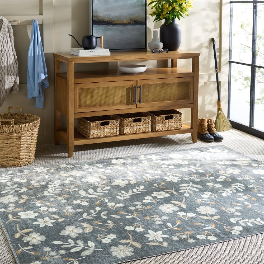 Martha Stewart Nysrete Machine Washable & Slip Resistant Rug